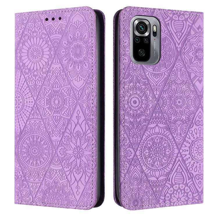 Ethnic Embossed Adsorption Leather Phone Case, For Xiaomi Poco M4 Pro 5G, For Xiaomi Poco X3 NFC,...