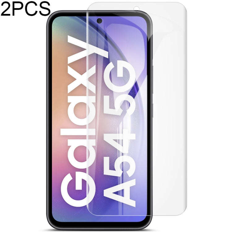 2pcs imak Curved Full Screen Hydrogel Film Protector, For Samsung Galaxy A34 5G, For Samsung Gala...