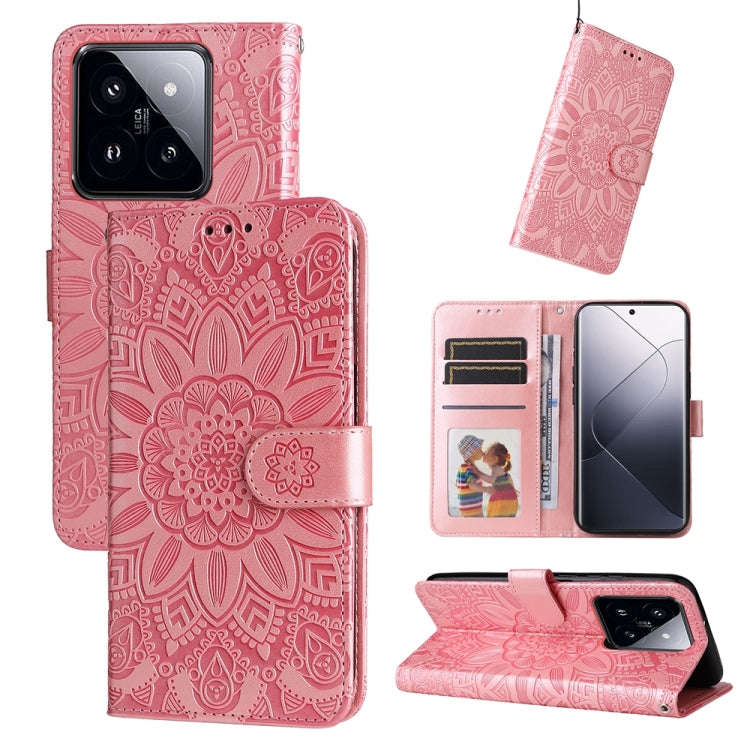 Embossed Sunflower Leather Phone Case, For Xiaomi Redmi A3, For Xiaomi Redmi Note13 Pro 4G Global...