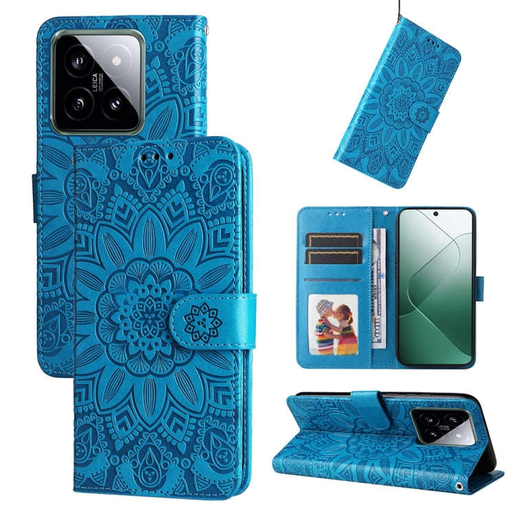 Embossed Sunflower Leather Phone Case, For Xiaomi Redmi A3, For Xiaomi Redmi Note13 Pro 4G Global...