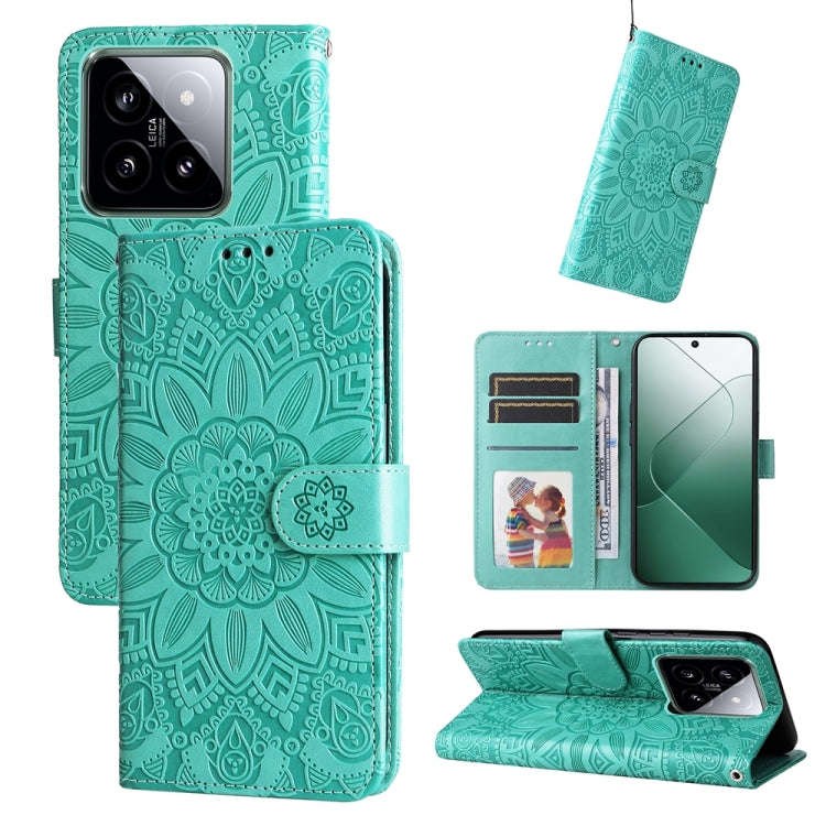 Embossed Sunflower Leather Phone Case, For Xiaomi Redmi A3, For Xiaomi Redmi Note13 Pro 4G Global...