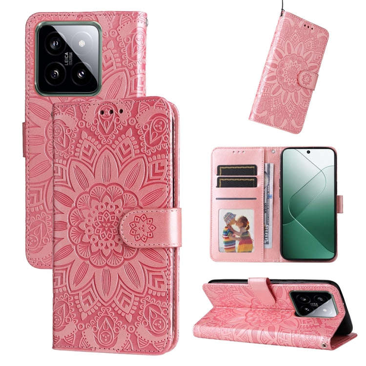 Embossed Sunflower Leather Phone Case, For Xiaomi Redmi A3, For Xiaomi Redmi Note13 Pro 4G Global...