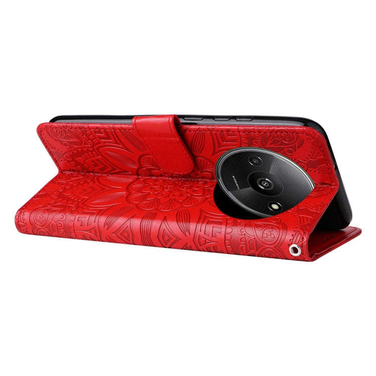 Embossed Sunflower Leather Phone Case, For Xiaomi Redmi A3, For Xiaomi Redmi Note13 Pro 4G Global...