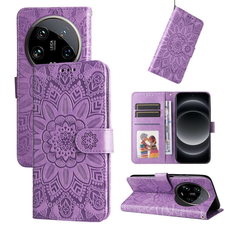Embossed Sunflower Leather Phone Case, For Xiaomi Redmi A3, For Xiaomi Redmi Note13 Pro 4G Global...