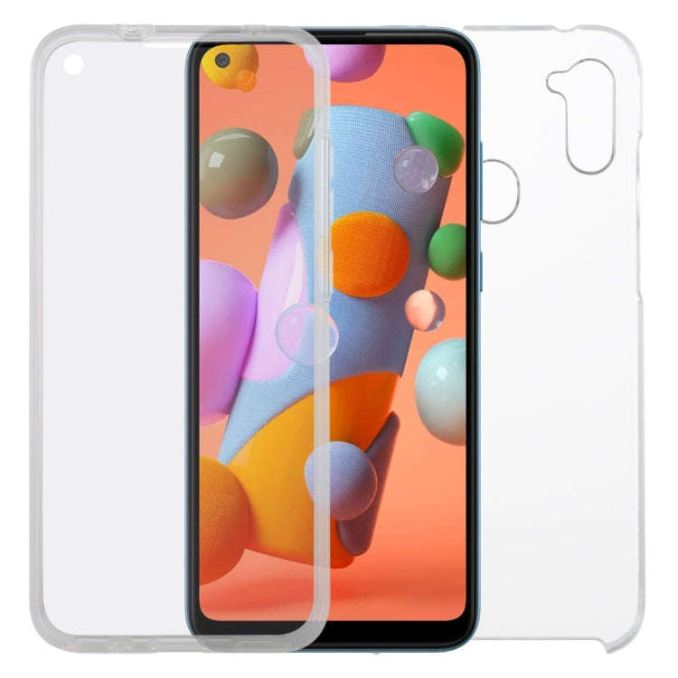 PC+TPU Ultra-Thin Double-Sided All-Inclusive Transparent Mobile Phone Case, For Samsung Galaxy A1...