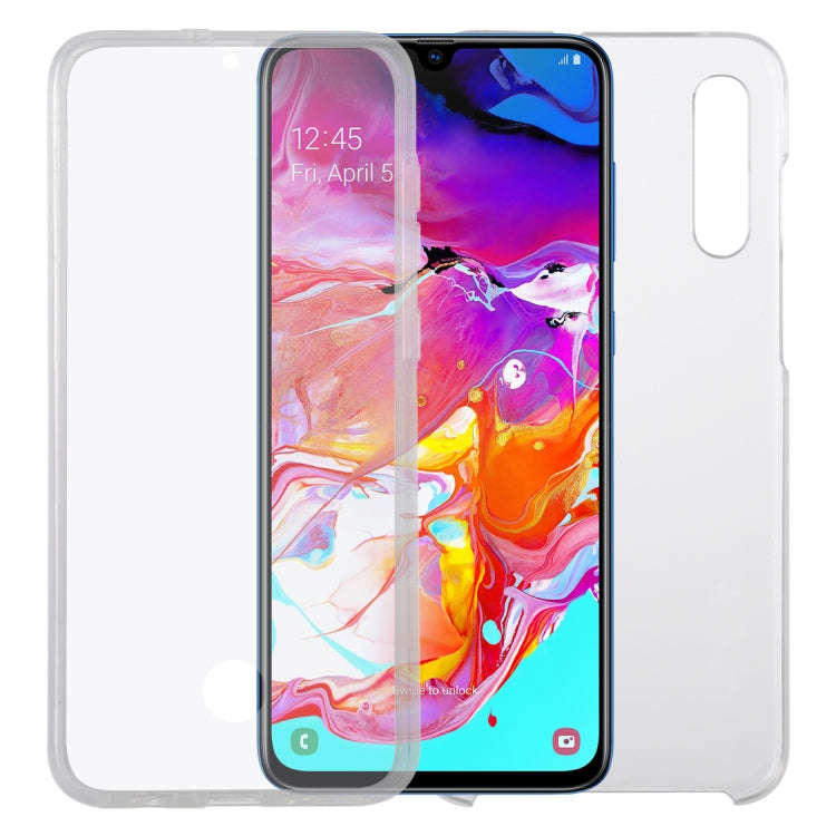 PC+TPU Ultra-Thin Double-Sided All-Inclusive Transparent Mobile Phone Case, For Samsung Galaxy A1...