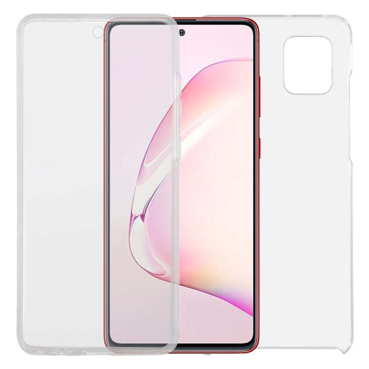 PC+TPU Ultra-Thin Double-Sided All-Inclusive Transparent Mobile Phone Case, For Samsung Galaxy A1...