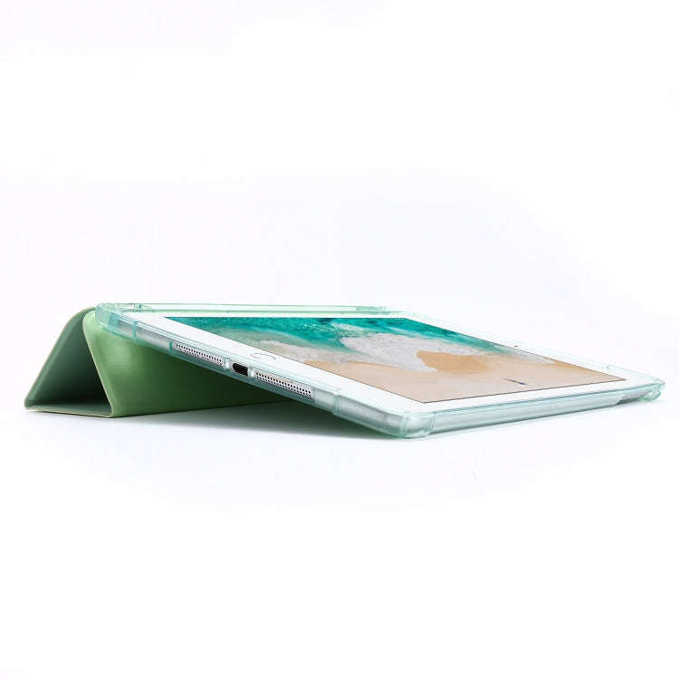 Airbag Horizontal Flip Leather Case with Three-fold Holder & Pen Holder, For iPad 9.7 (2018) & (2...