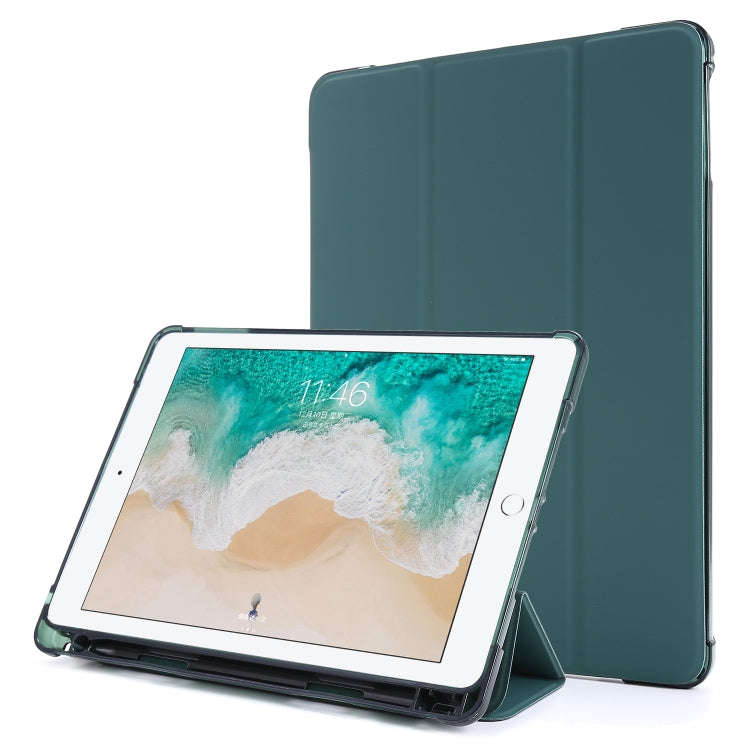 Airbag Horizontal Flip Leather Case with Three-fold Holder & Pen Holder, For iPad 9.7 (2018) & (2...