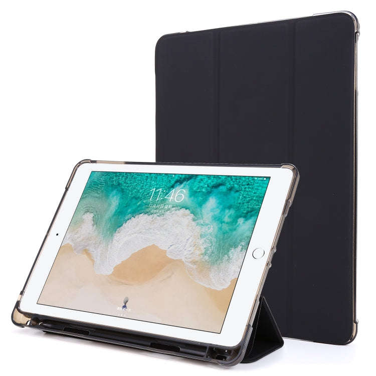 Airbag Horizontal Flip Leather Case with Three-fold Holder & Pen Holder, For iPad 9.7 (2018) & (2...