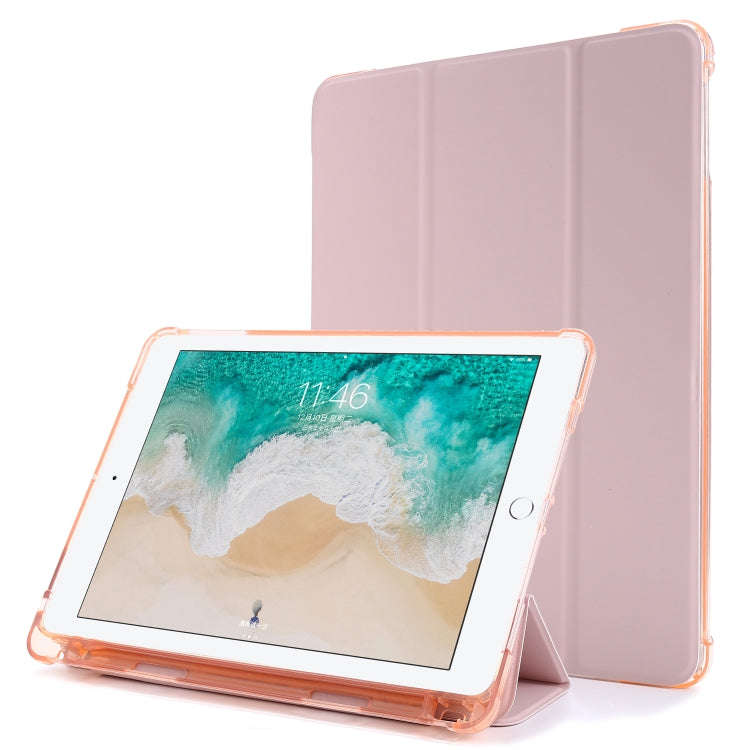 Airbag Horizontal Flip Leather Case with Three-fold Holder & Pen Holder, For iPad 9.7 (2018) & (2...