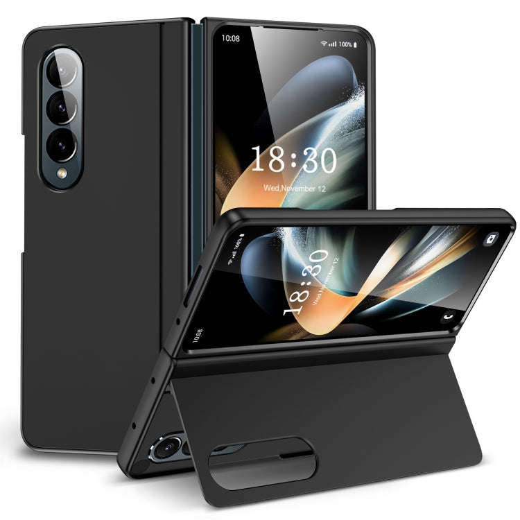 Skin Feel Fold Full Coverage Phone Case with Holder, For Samsung Galaxy Z Fold4, For Samsung Gala...