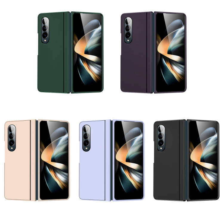 Skin Feel Fold Full Coverage Phone Case with Holder, For Samsung Galaxy Z Fold4, For Samsung Gala...