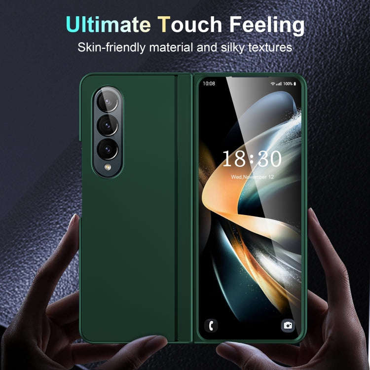 Skin Feel Fold Full Coverage Phone Case with Holder, For Samsung Galaxy Z Fold4, For Samsung Gala...