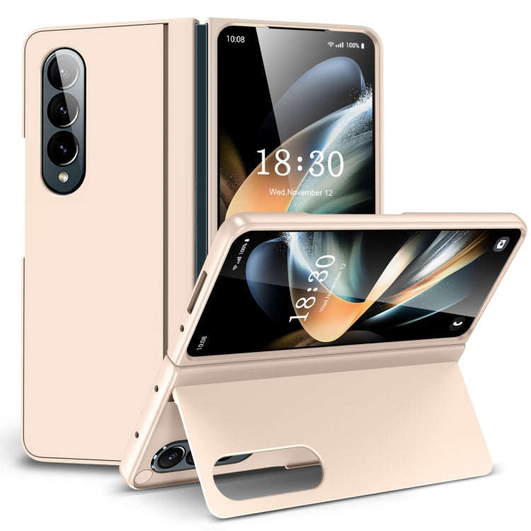 Skin Feel Fold Full Coverage Phone Case with Holder, For Samsung Galaxy Z Fold4, For Samsung Gala...