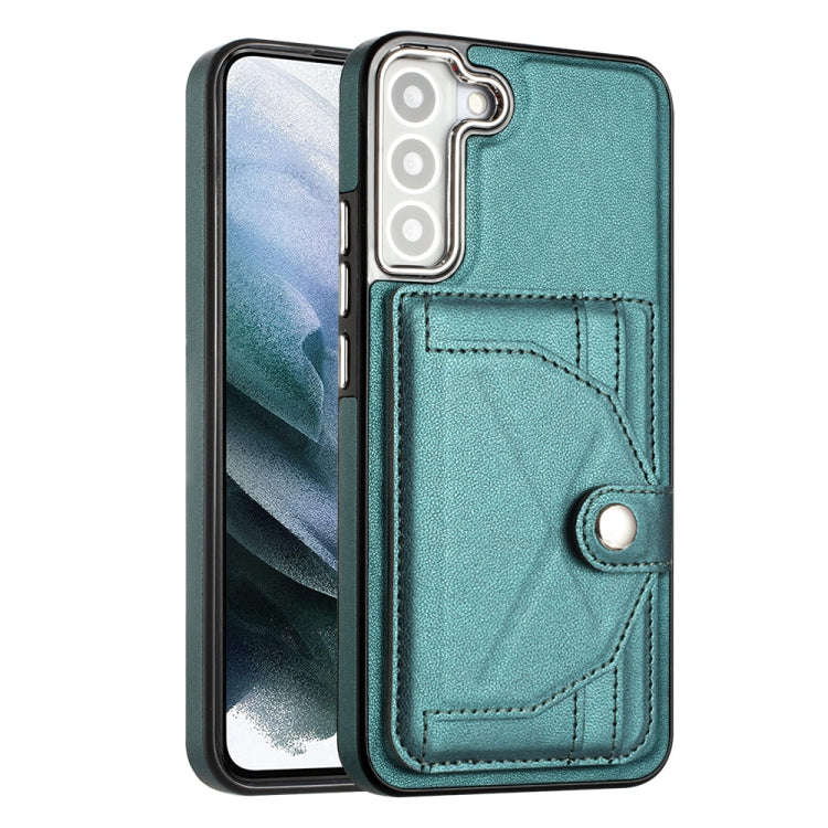 Shockproof Leather Phone Case with Card Holder, For Samsung Galaxy S21 FE 5G, For Samsung Galaxy ...