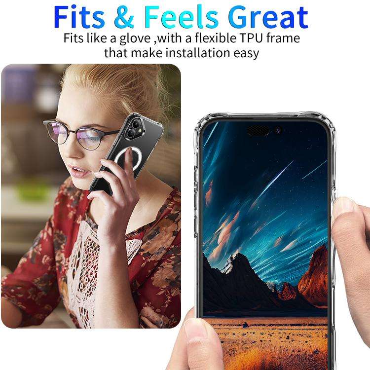 Four Corner Airbags MagSafe Magnetic Phone Case, For iPhone 18, For iPhone 18 Pro, For iPhone 18 ...