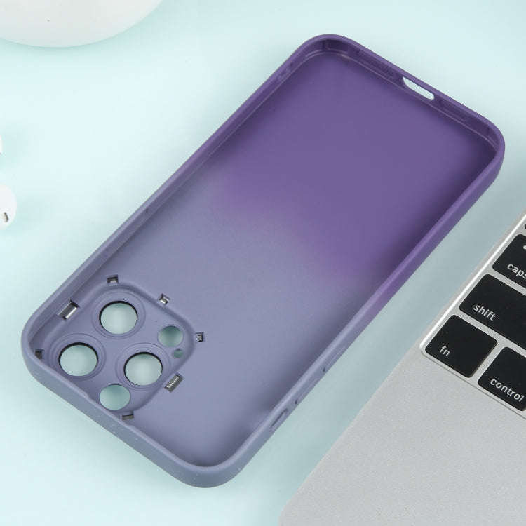 Gradient Starry Silicone Phone Case with Lens Film, For iPhone 14 Plus, For iPhone 15 Pro Max, Fo...