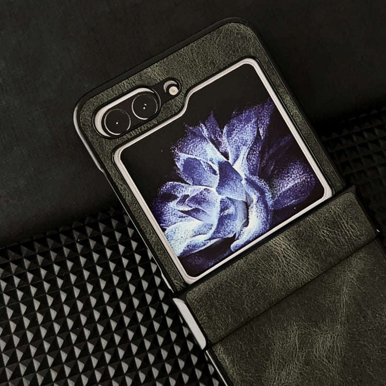 Crazy Horse Texture Hinge Shockproof Protective Phone Case, For Samsung Galaxy Z Flip5