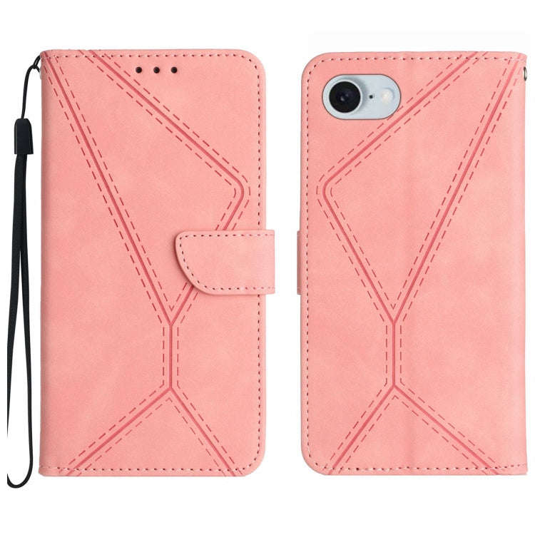 Stitching Embossed Leather Phone Case, For iPhone 17e / 16e, For iPhone 17 Pro Max, For iPhone 17...