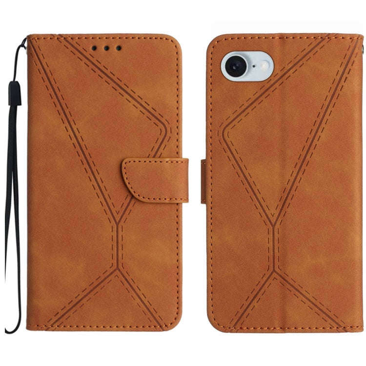 Stitching Embossed Leather Phone Case, For iPhone 17e / 16e, For iPhone 17 Pro Max, For iPhone 17...