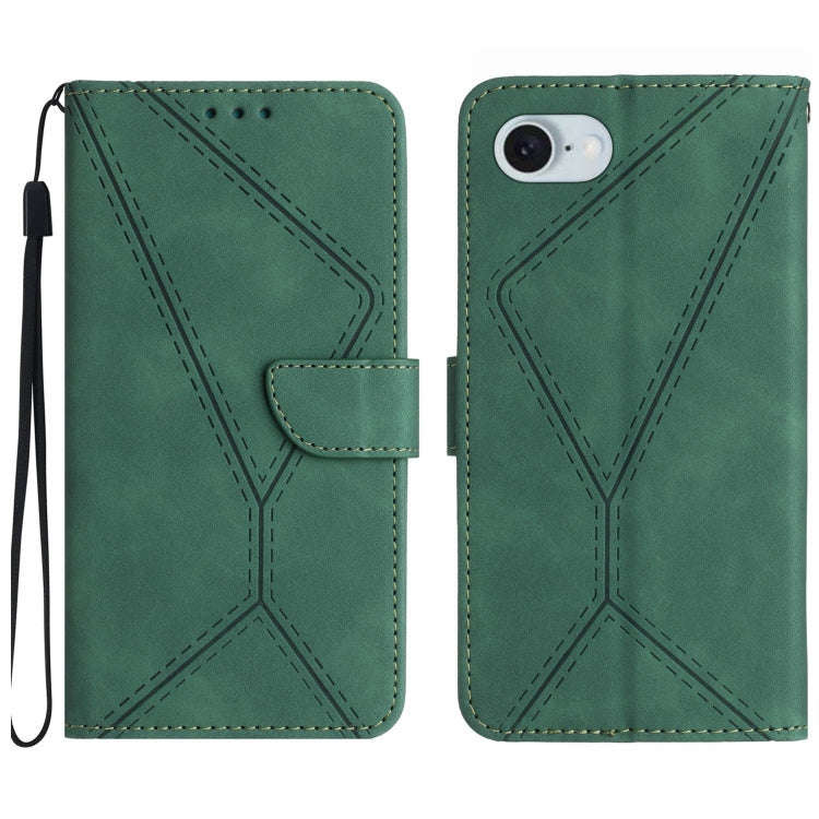 Stitching Embossed Leather Phone Case, For iPhone 17e / 16e, For iPhone 17 Pro Max, For iPhone 17...