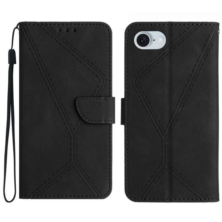 Stitching Embossed Leather Phone Case, For iPhone 17e / 16e, For iPhone 17 Pro Max, For iPhone 17...