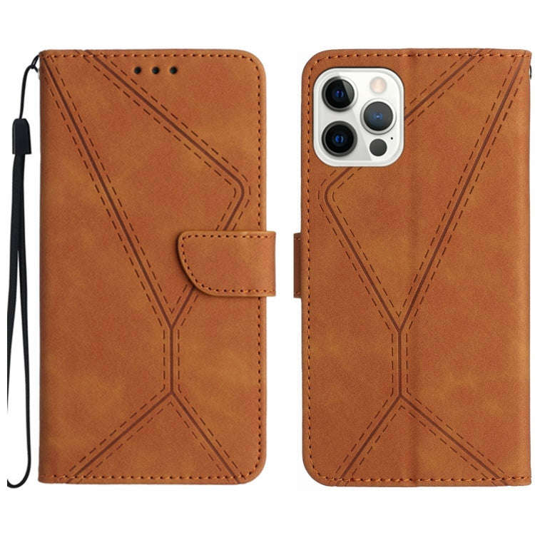 Stitching Embossed Leather Phone Case, For iPhone 17e / 16e, For iPhone 17 Pro Max, For iPhone 17...