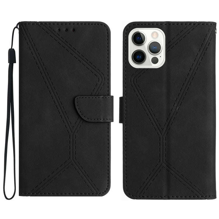 Stitching Embossed Leather Phone Case, For iPhone 17e / 16e, For iPhone 17 Pro Max, For iPhone 17...