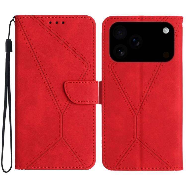 Stitching Embossed Leather Phone Case, For iPhone 17e / 16e, For iPhone 17 Pro Max, For iPhone 17...