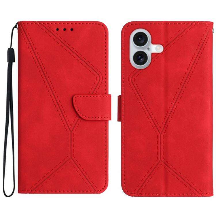 Stitching Embossed Leather Phone Case, For iPhone 17e / 16e, For iPhone 17 Pro Max, For iPhone 17...