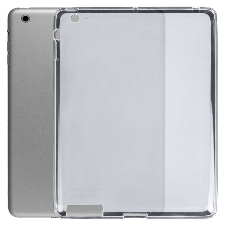 TPU Tablet Case, For iPad 4 / 3 / 2, For iPad 4 / 3 / 2 / 1