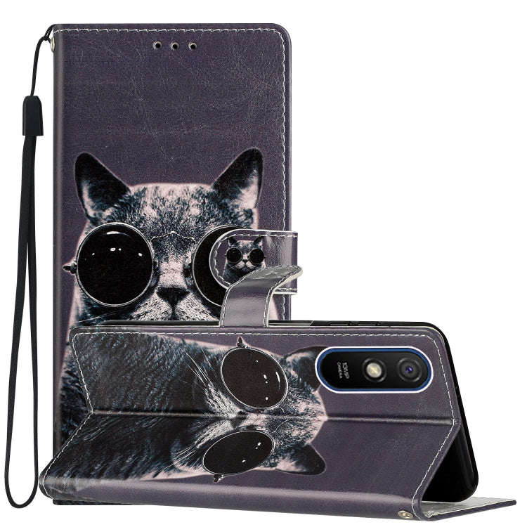 Colored Drawing Leather Phone Case, For Xiaomi Redmi Note 10 4G, For Xiaomi Redmi 9A, For Xiaomi ...