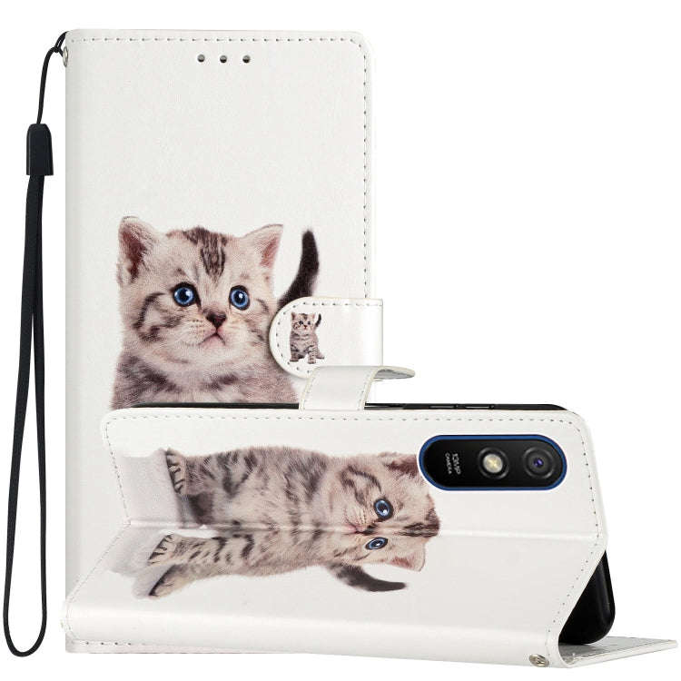 Colored Drawing Leather Phone Case, For Xiaomi Redmi Note 10 4G, For Xiaomi Redmi 9A, For Xiaomi ...