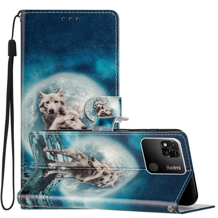 Colored Drawing Leather Phone Case, For Xiaomi Redmi Note 10 4G, For Xiaomi Redmi 9A, For Xiaomi ...