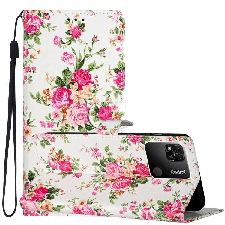 Colored Drawing Leather Phone Case, For Xiaomi Redmi Note 10 4G, For Xiaomi Redmi 9A, For Xiaomi ...