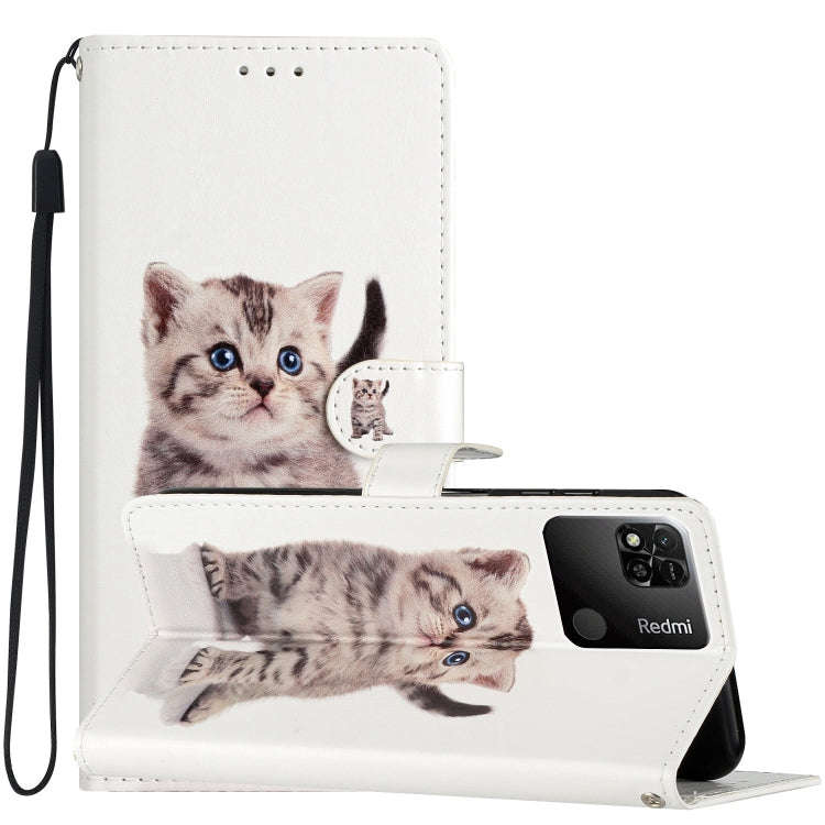 Colored Drawing Leather Phone Case, For Xiaomi Redmi Note 10 4G, For Xiaomi Redmi 9A, For Xiaomi ...