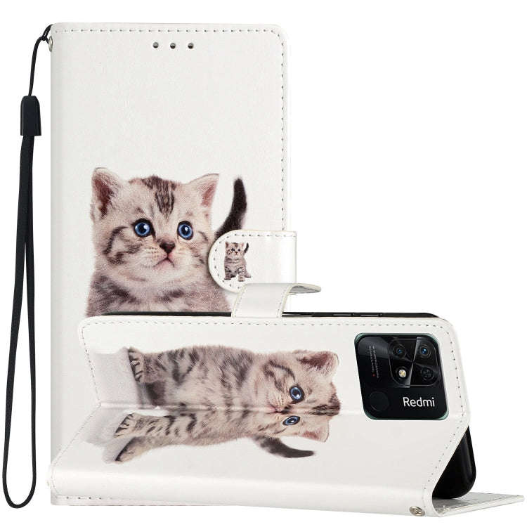 Colored Drawing Leather Phone Case, For Xiaomi Redmi  A1, For Xiaomi Redmi 10A, For Xiaomi Redmi ...