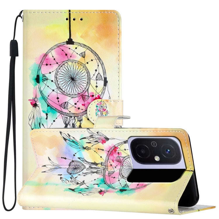 Colored Drawing Leather Phone Case, For Xiaomi Redmi 13C, For Xiaomi Redmi 12C, For Xiaomi Redmi ...