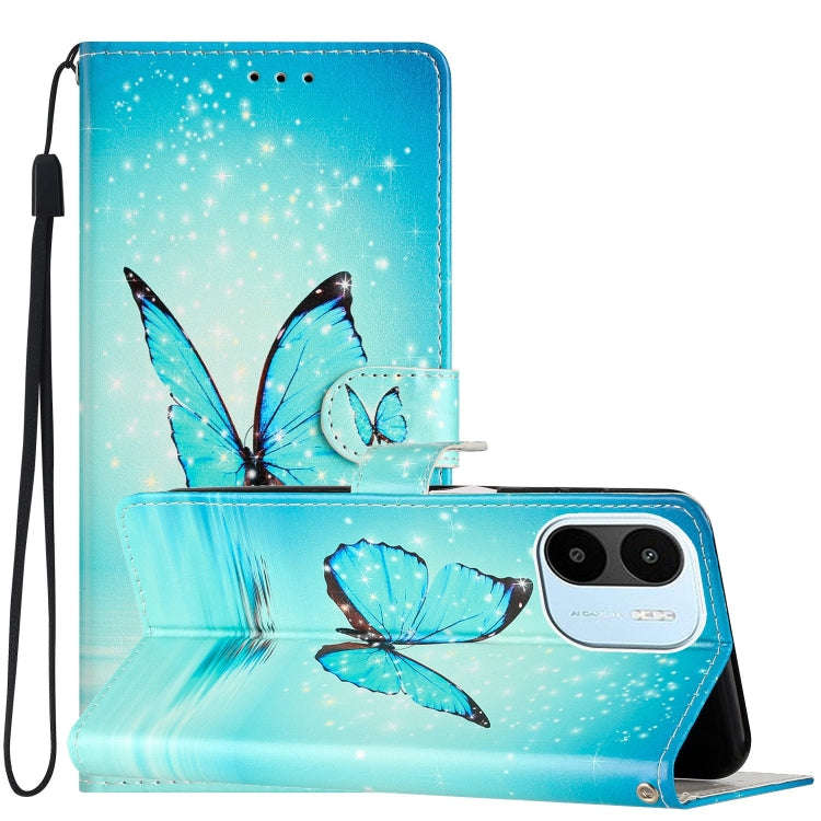 Colored Drawing Leather Phone Case, For Xiaomi Redmi  A1, For Xiaomi Redmi 10A, For Xiaomi Redmi ...