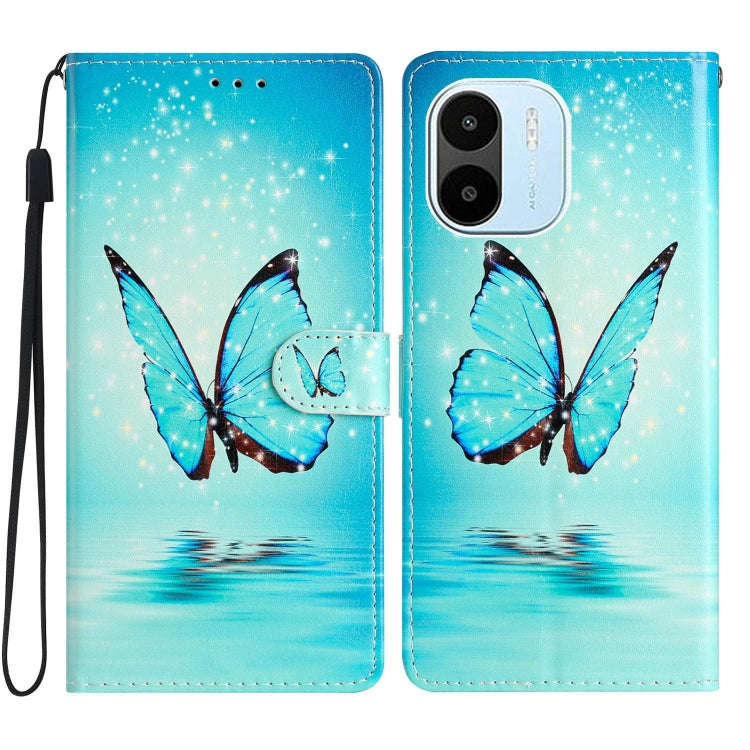 Colored Drawing Leather Phone Case, For Xiaomi Redmi  A1, For Xiaomi Redmi 10A, For Xiaomi Redmi ...