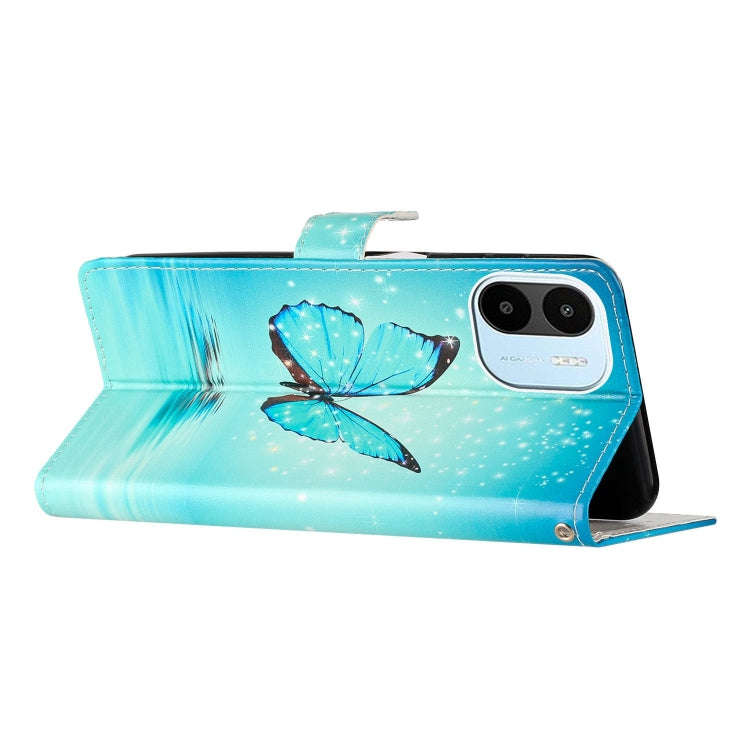 Colored Drawing Leather Phone Case, For Xiaomi Redmi  A1, For Xiaomi Redmi 10A, For Xiaomi Redmi ...