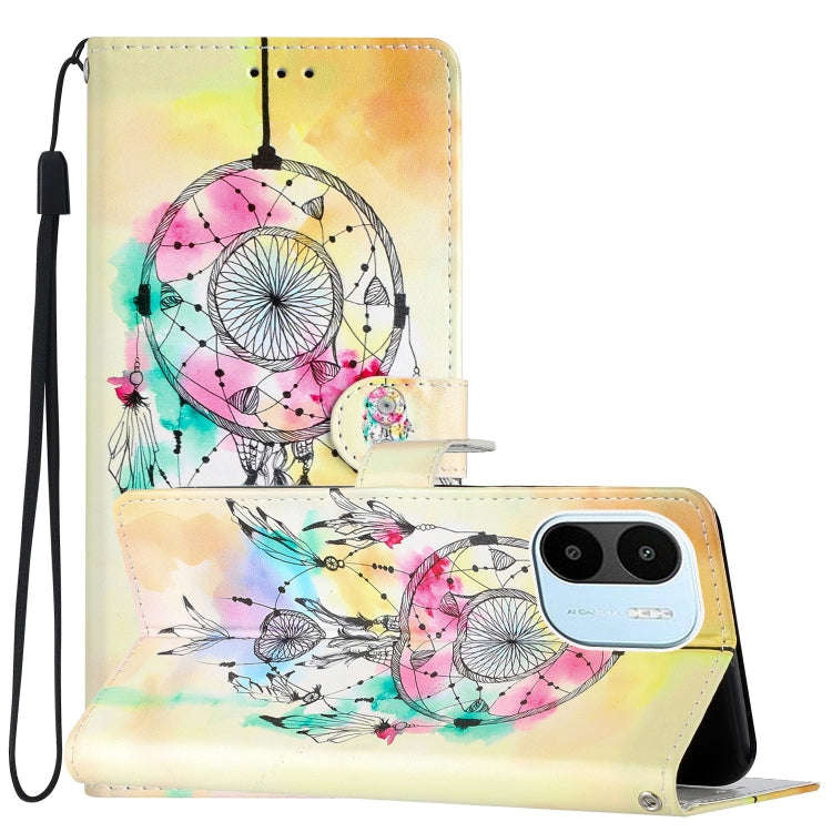 Colored Drawing Leather Phone Case, For Xiaomi Redmi  A1, For Xiaomi Redmi 10A, For Xiaomi Redmi ...