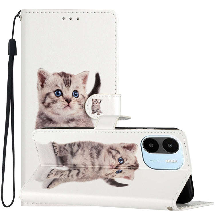 Colored Drawing Leather Phone Case, For Xiaomi Redmi  A1, For Xiaomi Redmi 10A, For Xiaomi Redmi ...