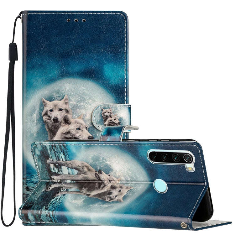 Colored Drawing Leather Phone Case, For Xiaomi Redmi Note 9 Pro, For Xiaomi Redmi Note 8T