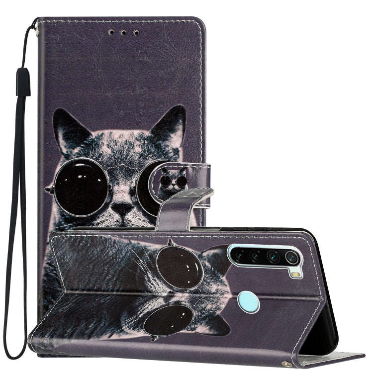 Colored Drawing Leather Phone Case, For Xiaomi Redmi Note 9 Pro, For Xiaomi Redmi Note 8T