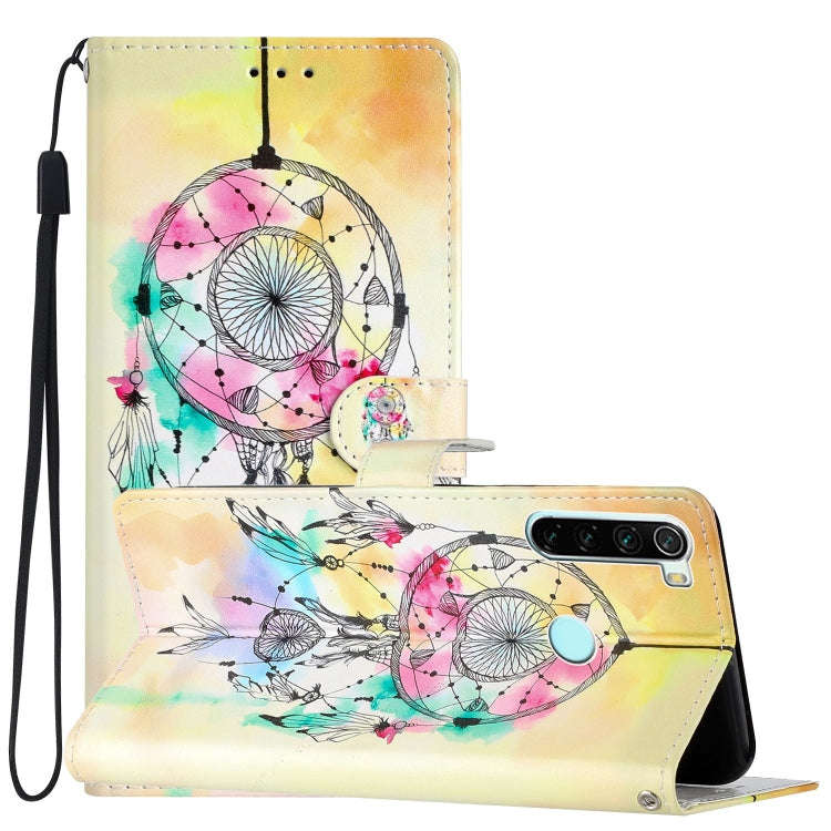 Colored Drawing Leather Phone Case, For Xiaomi Redmi Note 9 Pro, For Xiaomi Redmi Note 8T