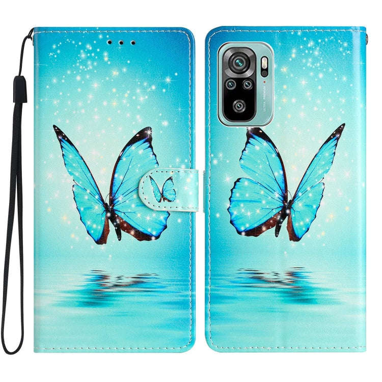 Colored Drawing Leather Phone Case, For Xiaomi Redmi Note 10 4G, For Xiaomi Redmi 9A, For Xiaomi ...