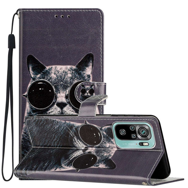 Colored Drawing Leather Phone Case, For Xiaomi Redmi Note 10 4G, For Xiaomi Redmi 9A, For Xiaomi ...