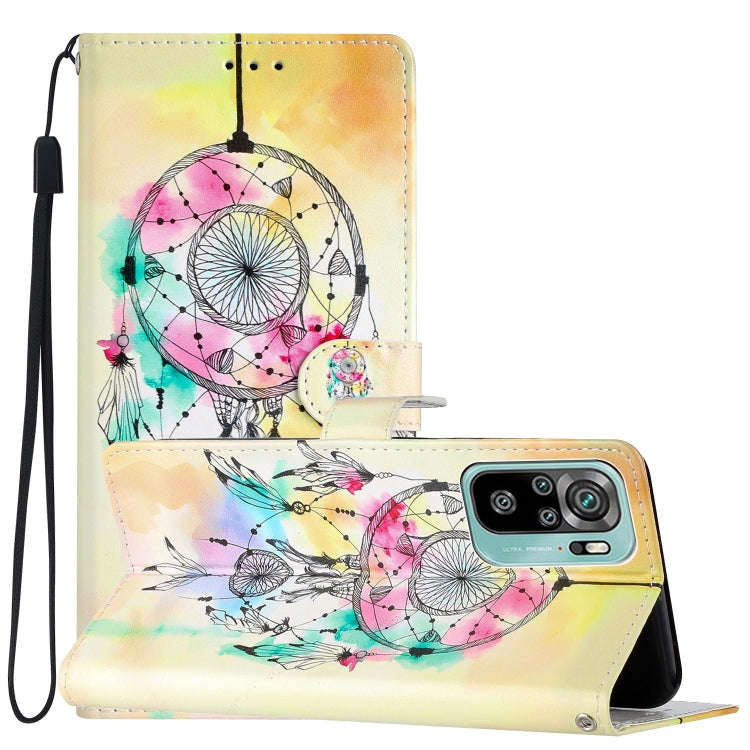 Colored Drawing Leather Phone Case, For Xiaomi Redmi Note 10 4G, For Xiaomi Redmi 9A, For Xiaomi ...